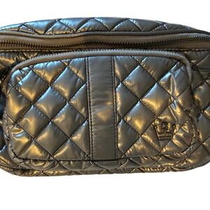 Oliver Thomas Quilted Metallic Crossbody Bag